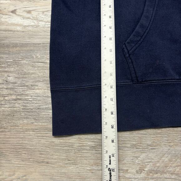 ossimo Hoodie Vintage Y2K Property of‎ Skater Heavyweight Navy Blue Mens 2XL - Picture 8 of 9
